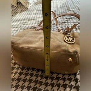 Michael Kors handbag tan suede